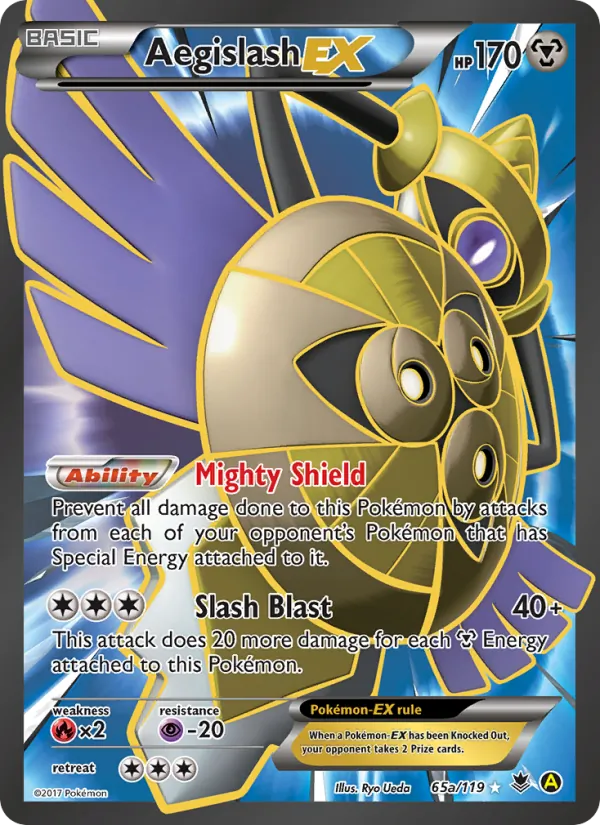 Aegislash EX — Phantom Forces #65 (Pokémon TCG card)