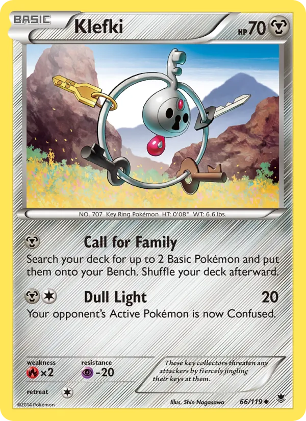 Klefki — Phantom Forces #66 (Pokémon TCG card)