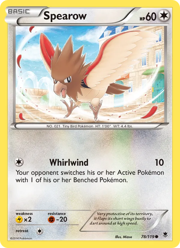 Spearow — Phantom Forces #78 (Pokémon TCG card)