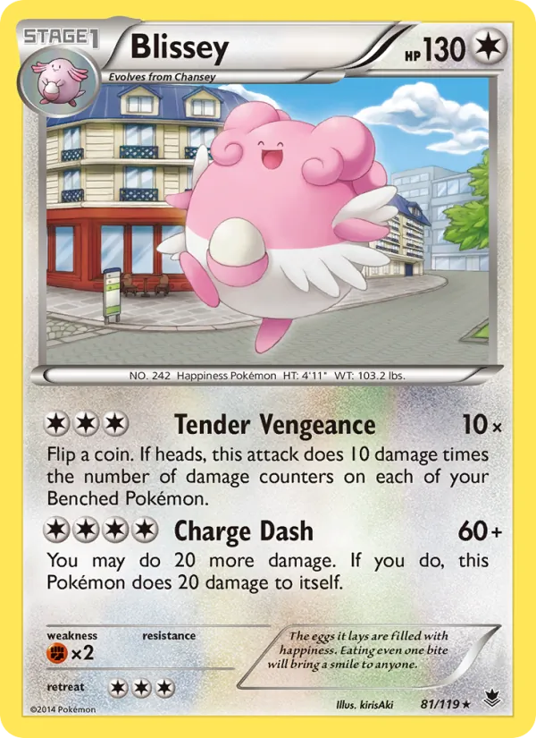 Blissey — Phantom Forces #81 (Pokémon TCG card)
