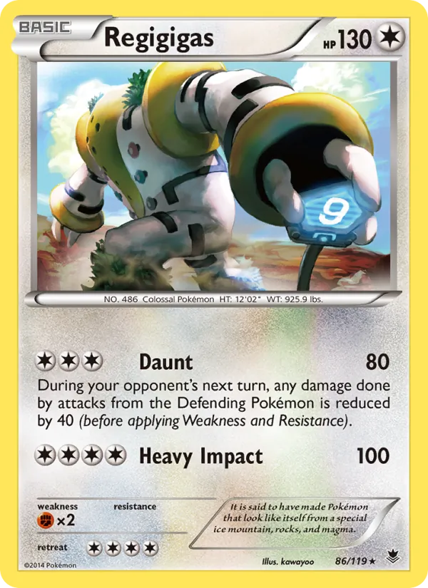 Regigigas — Phantom Forces #86 (Pokémon TCG card)