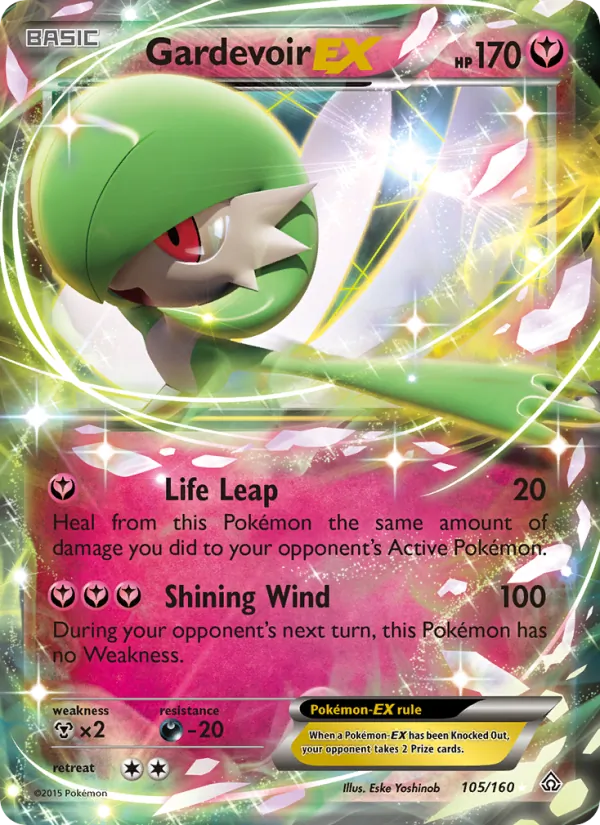 Gardevoir EX — Primal Clash #105 (Pokémon TCG card)