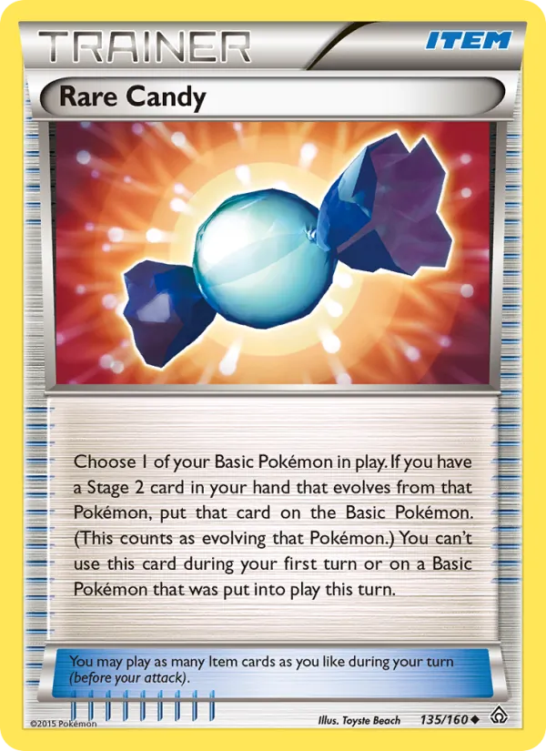 Rare Candy — Primal Clash #135 (Pokémon TCG card)