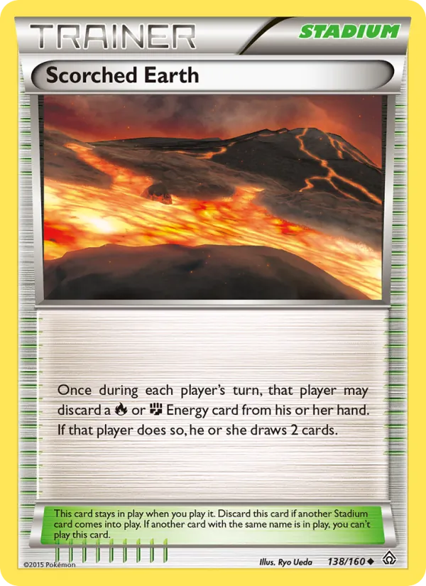 Scorched Earth — Primal Clash #138 (Pokémon TCG card)