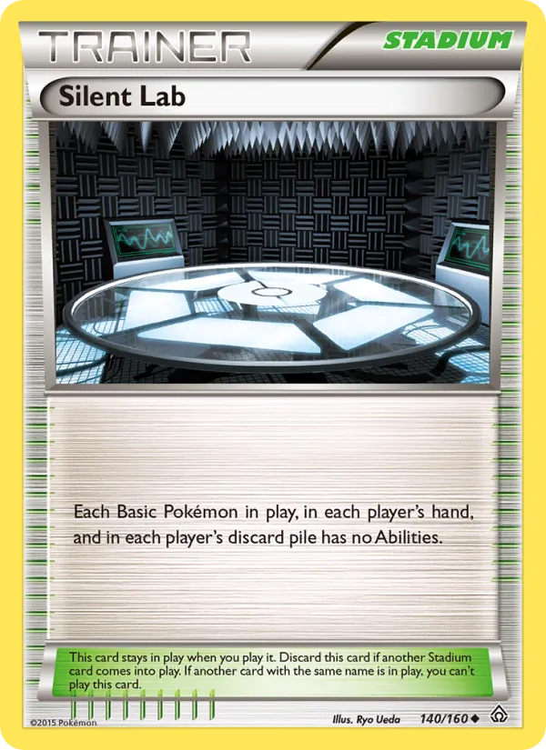 Silent Lab — Primal Clash #140 (Pokémon TCG card)