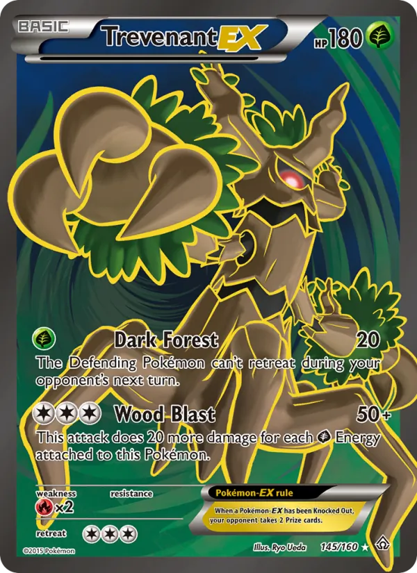 Trevenant EX — Primal Clash #145 (Pokémon TCG card)