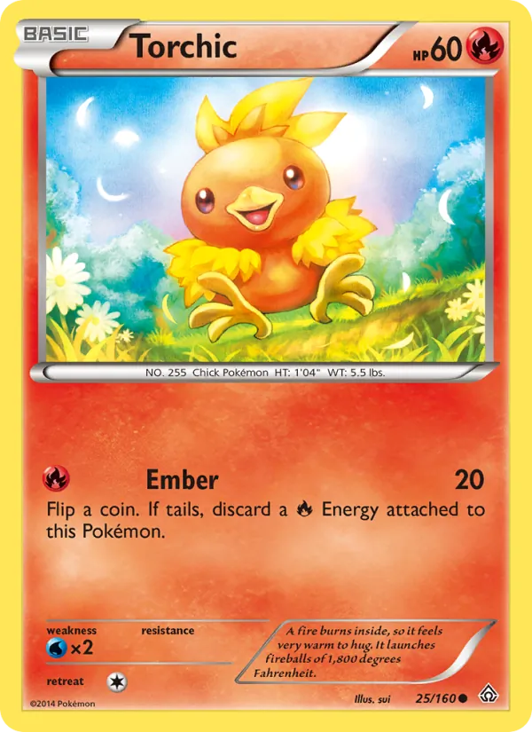 Torchic — Primal Clash #25 (Pokémon TCG card)