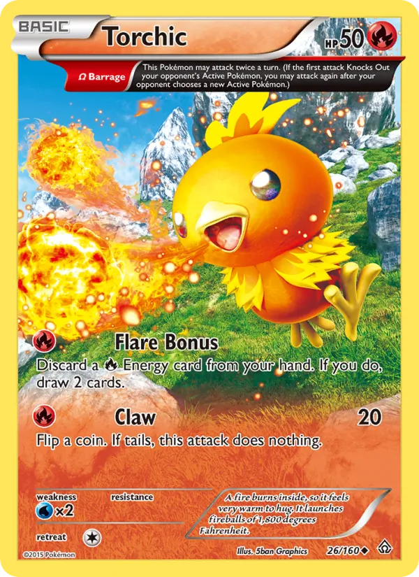 Torchic — Primal Clash #26 (Pokémon TCG card)