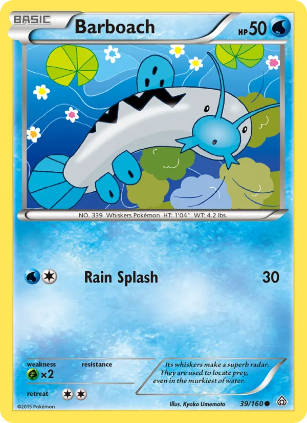 Barboach — Primal Clash #39 (Pokémon TCG card)