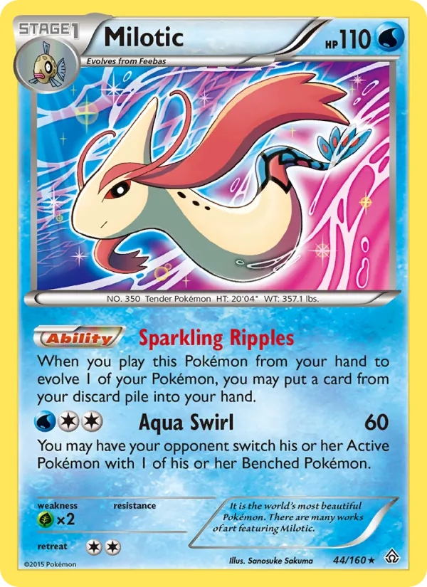 Milotic — Primal Clash #44 (Pokémon TCG card)