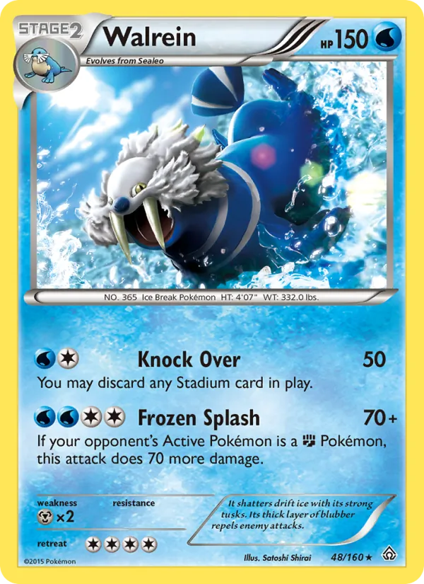 Walrein — Primal Clash #48 (Pokémon TCG card)