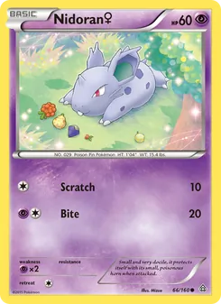 Nidoran♀ (Primal Clash #66)