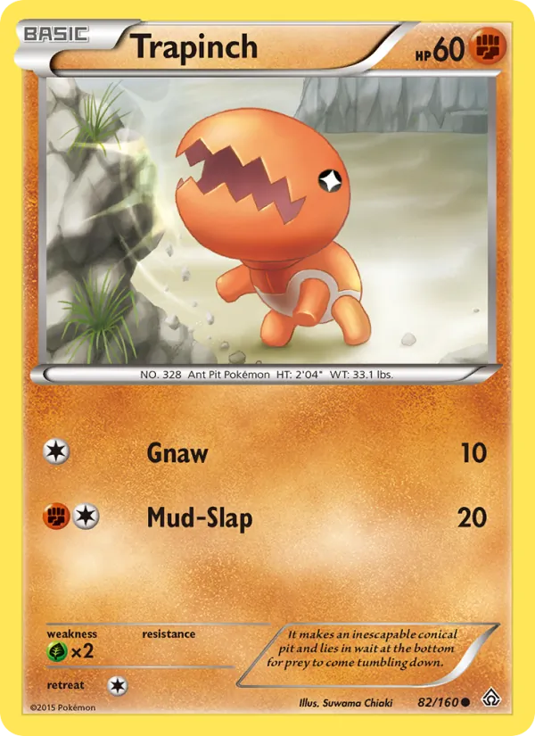 Trapinch — Primal Clash #82 (Pokémon TCG card)