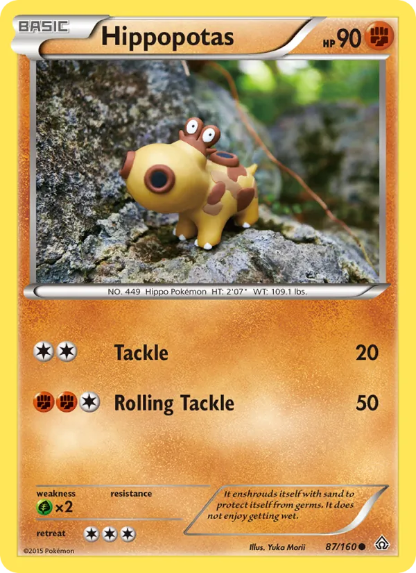 Hippopotas — Primal Clash #87 (Pokémon TCG card)