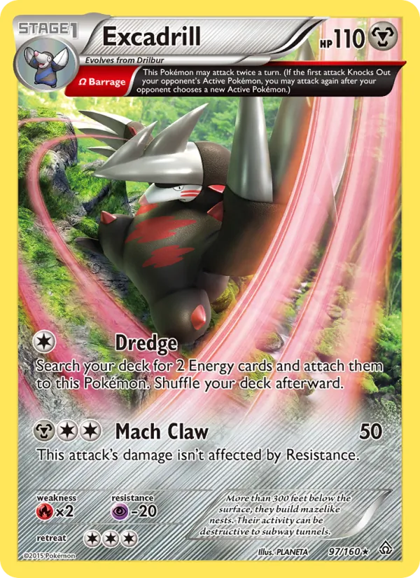 Excadrill — Primal Clash #97 (Pokémon TCG card)