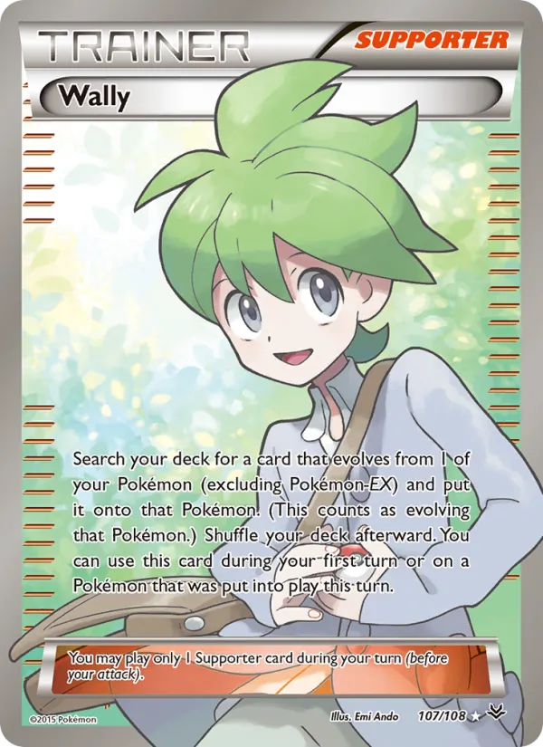 Wally — Roaring Skies #107 (Pokémon TCG card)