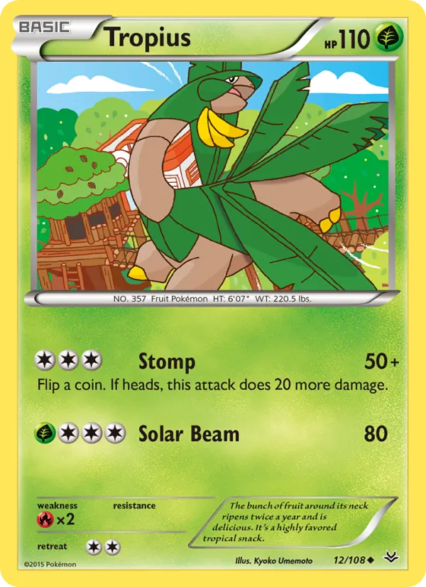 Tropius — Roaring Skies #12 (Pokémon TCG card)
