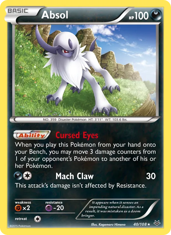 Absol — Roaring Skies #40 (Pokémon TCG card)