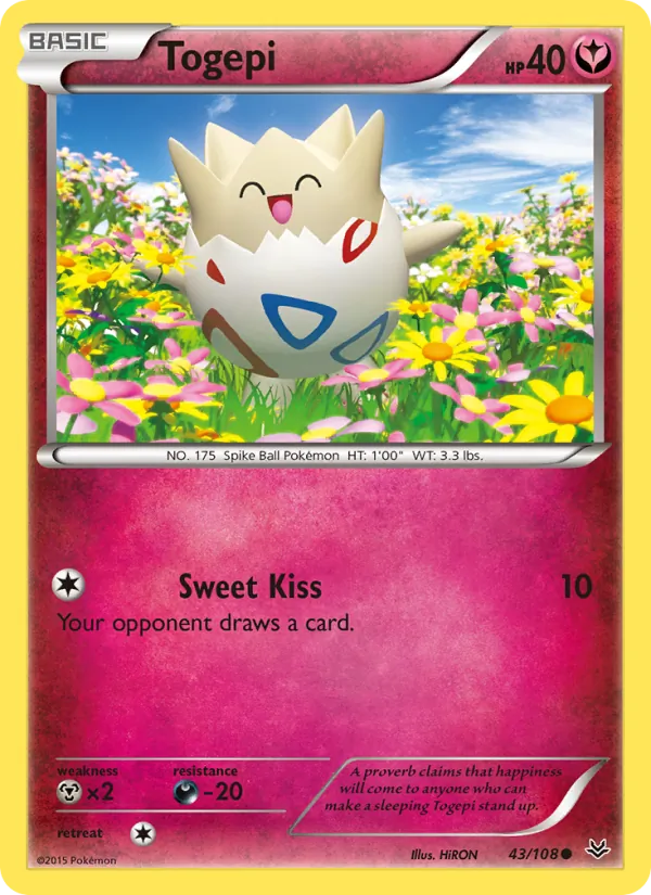 Togepi — Roaring Skies #43 (Pokémon TCG card)
