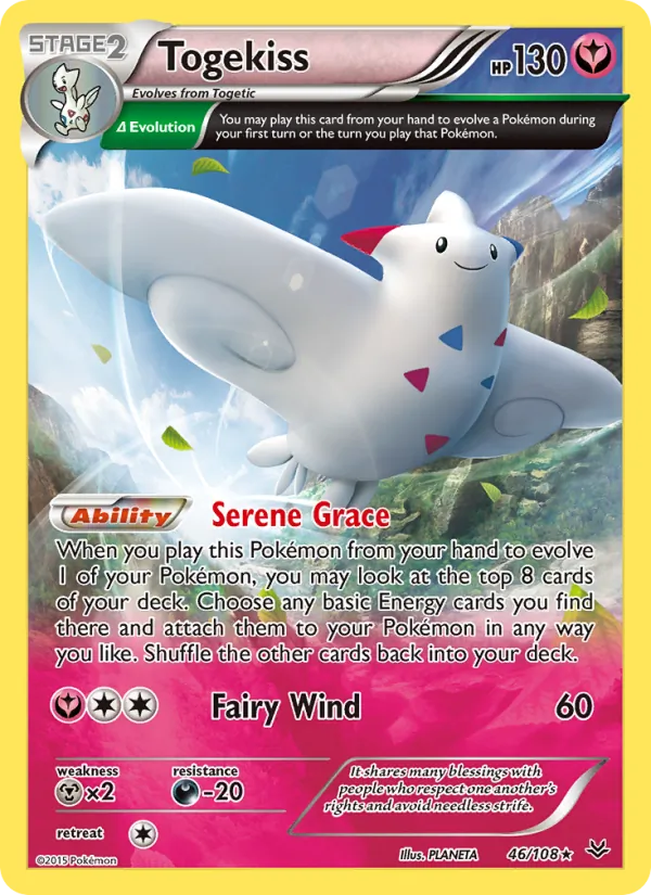 Togekiss — Roaring Skies #46 (Pokémon TCG card)