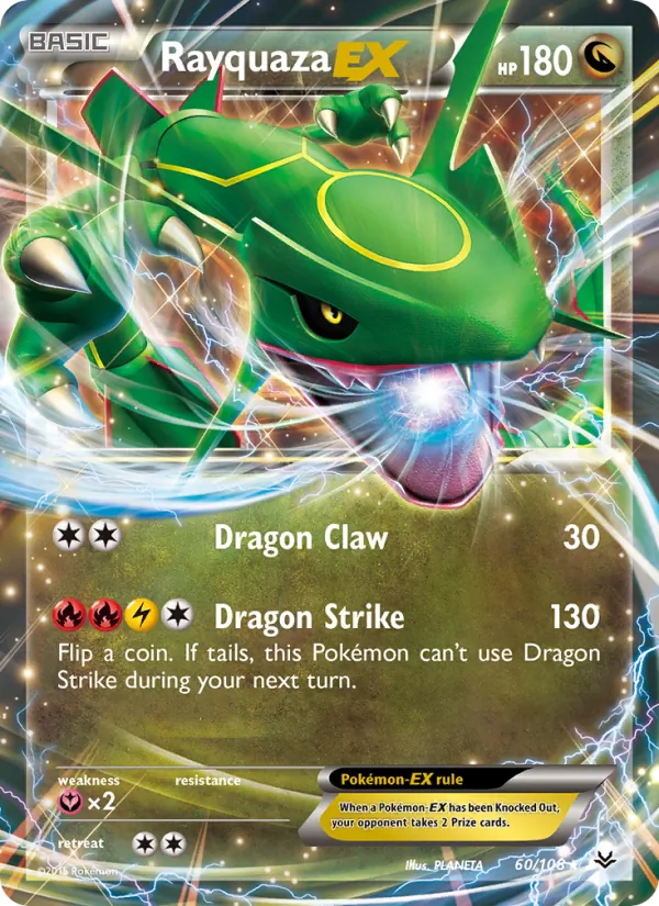 Rayquaza EX — Roaring Skies #60 (Pokémon TCG card)