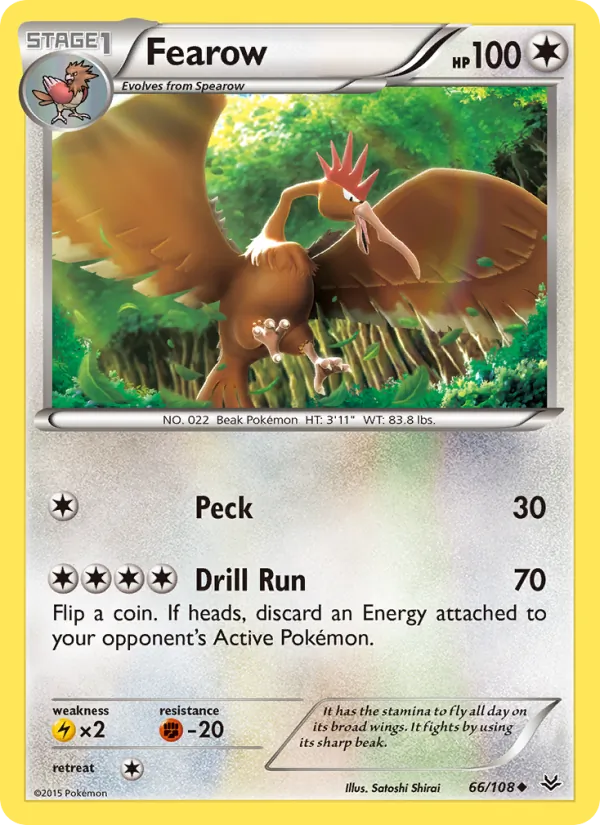 Fearow — Roaring Skies #66 (Pokémon TCG card)