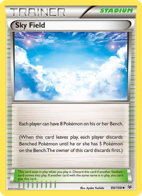 Sky Field — Roaring Skies #89 (Pokémon TCG card)