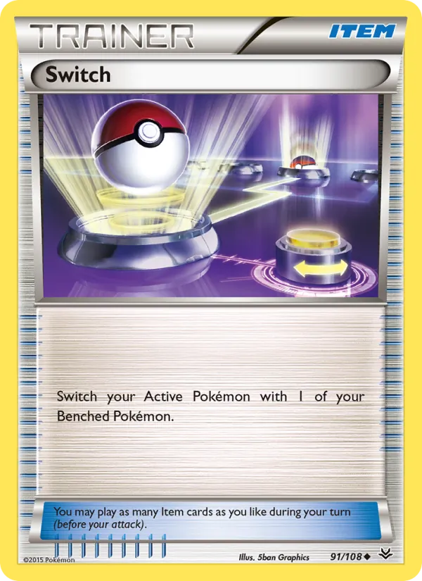 Switch — Roaring Skies #91 (Pokémon TCG card)