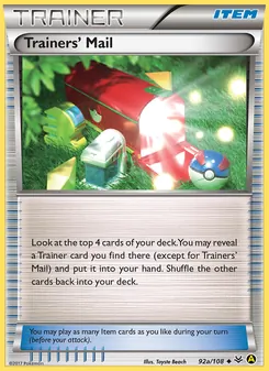 Trainers' Mail (Roaring Skies #92a)