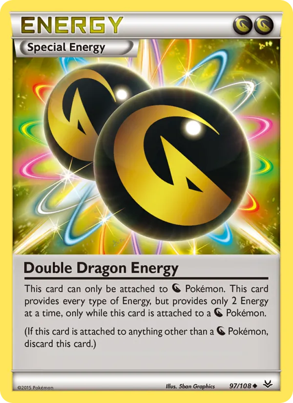 Double Dragon Energy — Roaring Skies #97 (Pokémon TCG card)