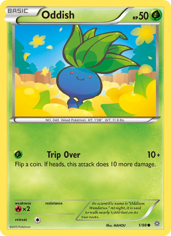 Oddish — Ancient Origins #1 (Pokémon TCG card)