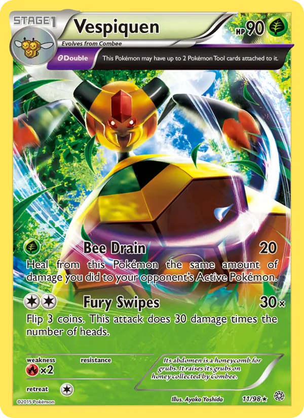 Vespiquen — Ancient Origins #11 (Pokémon TCG card)