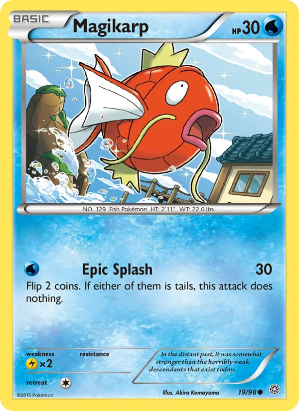 Magikarp — Ancient Origins #19 (Pokémon TCG card)