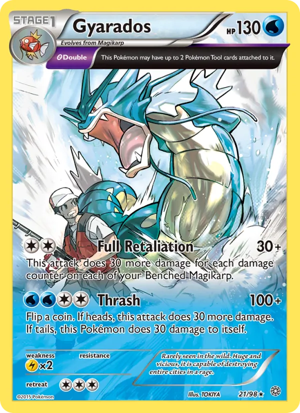 Gyarados — Ancient Origins #21 (Pokémon TCG card)
