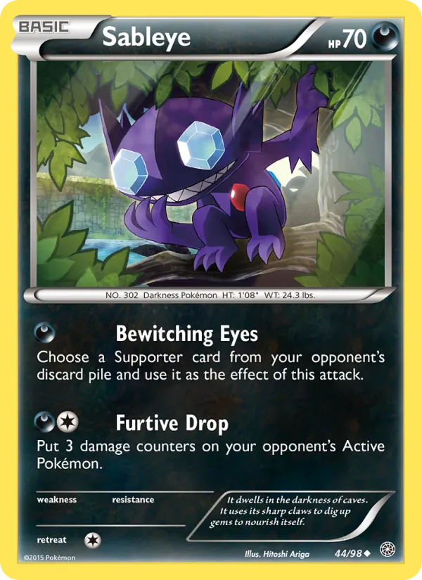 Sableye — Ancient Origins #44 (Pokémon TCG card)