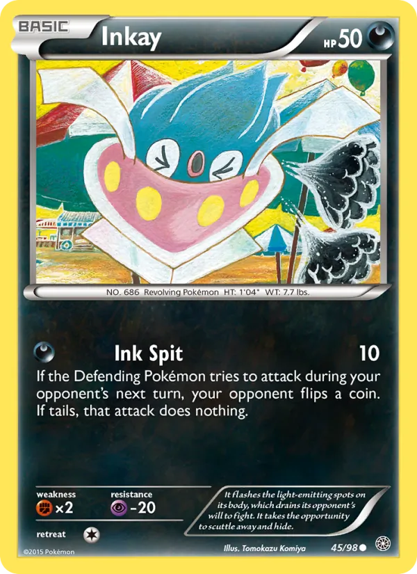 Inkay — Ancient Origins #45 (Pokémon TCG card)