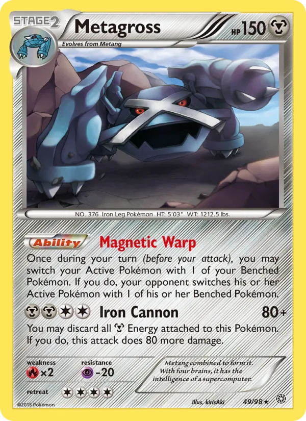 Metagross — Ancient Origins #49 (Pokémon TCG card)