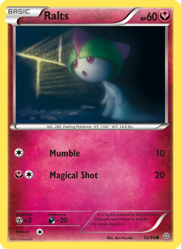 Ralts — Ancient Origins #52 (Pokémon TCG card)