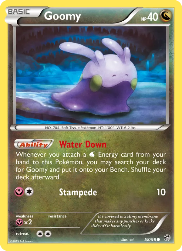 Goomy — Ancient Origins #58 (Pokémon TCG card)