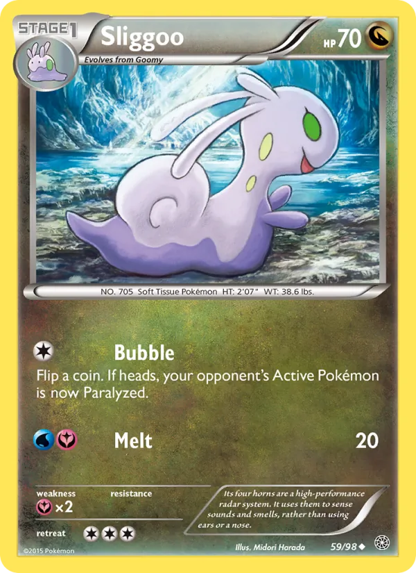 Sliggoo — Ancient Origins #59 (Pokémon TCG card)