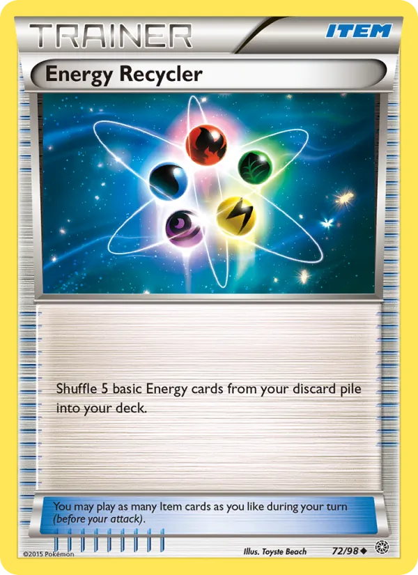 Energy Recycler — Ancient Origins #72 (Pokémon TCG card)