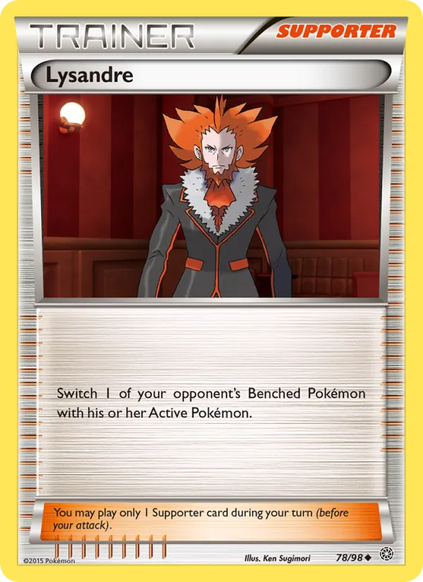 Lysandre — Ancient Origins #78 (Pokémon TCG card)