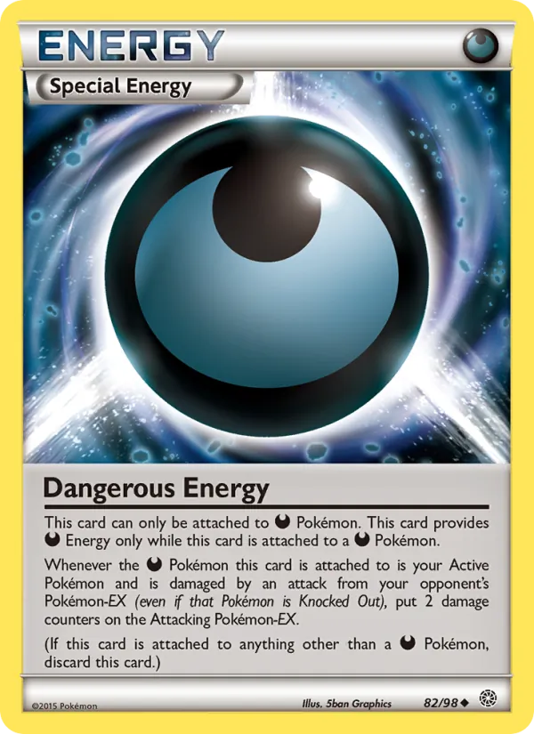 Dangerous Energy — Ancient Origins #82 (Pokémon TCG card)