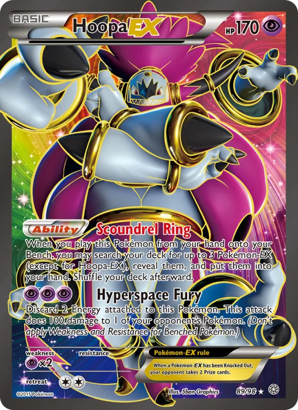Hoopa EX — Ancient Origins #89 (Pokémon TCG card)