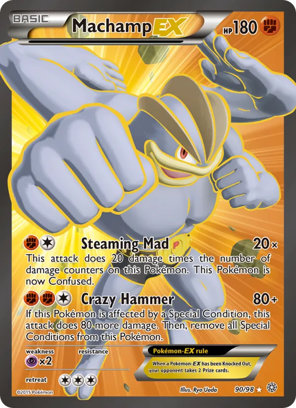 Machamp EX — Ancient Origins #90 (Pokémon TCG card)