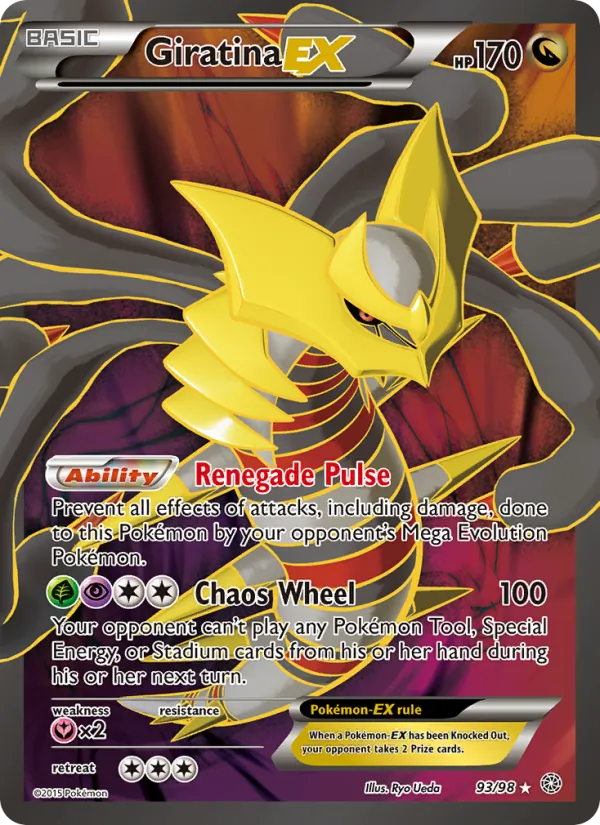 Giratina EX — Ancient Origins #93 (Pokémon TCG card)