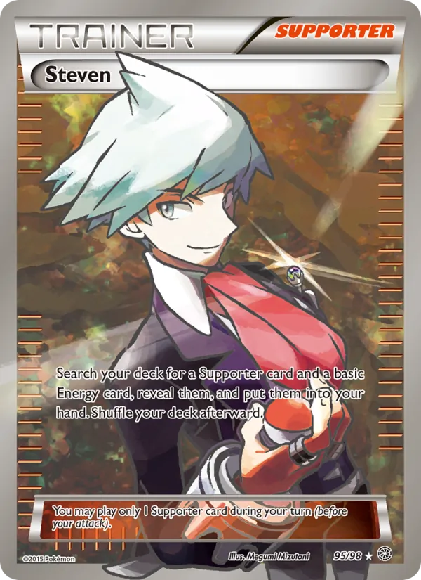 Steven — Ancient Origins #95 (Pokémon TCG card)