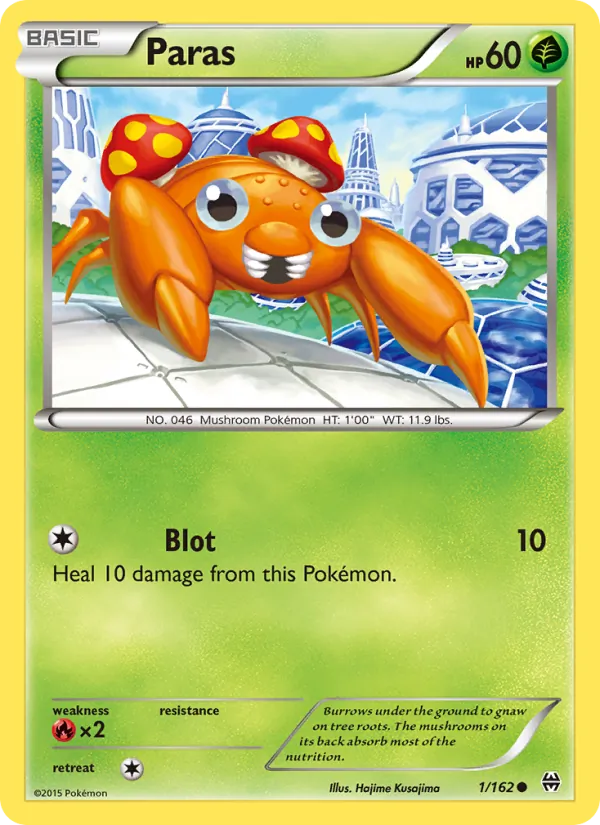 Paras — BREAKthrough #1 (Pokémon TCG card)