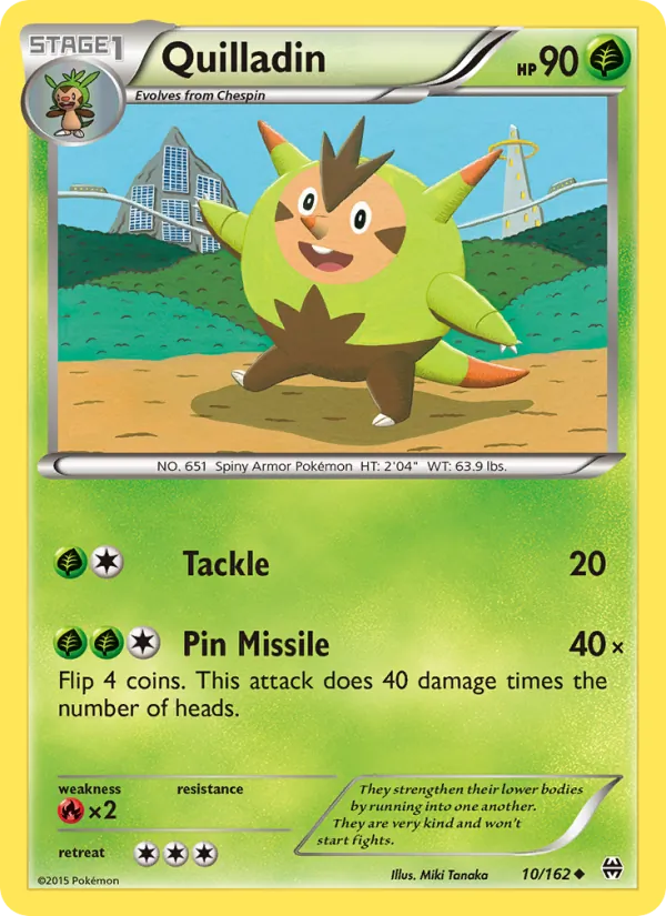 Quilladin — BREAKthrough #10 (Pokémon TCG card)
