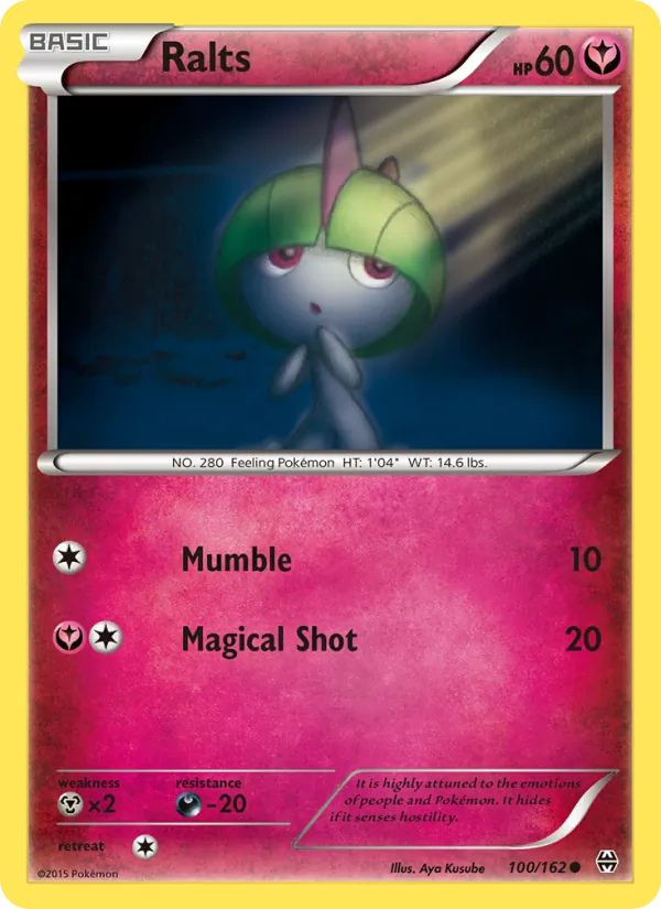 Ralts — BREAKthrough #100 (Pokémon TCG card)